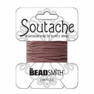Beadsmith Rayon soutache Schnur 3mm - Beaver brown